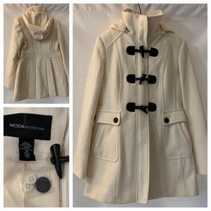 NEW Sz Medium Moda International Women's Peacoat (AF)